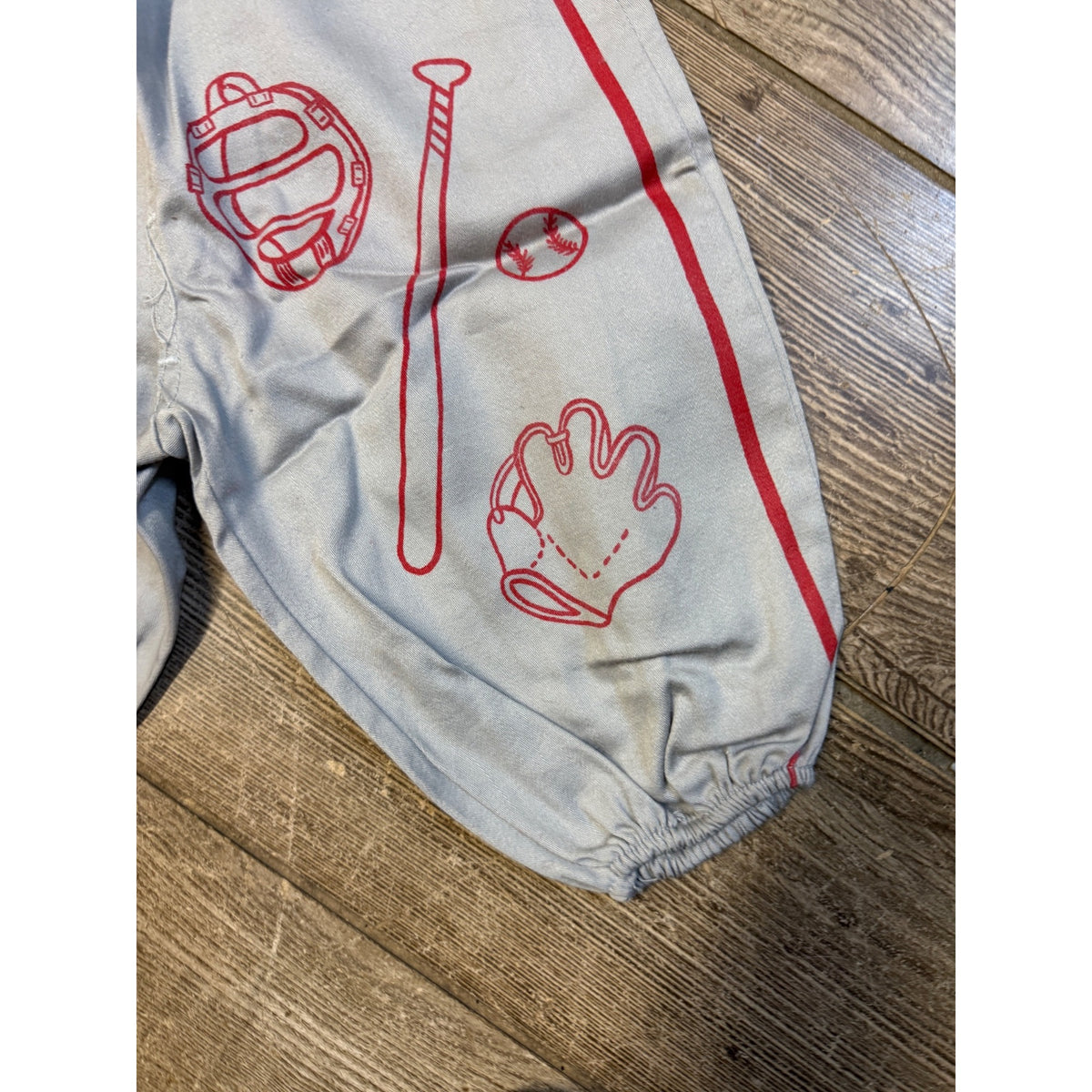 vtg 60s Rugged Duds Kids Children's Little Leaguer Size 4 Baseball Uniform Outfit