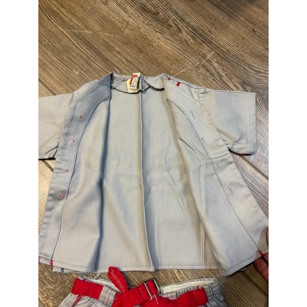 vtg 60s Rugged Duds Kids Children's Little Leaguer Size 4 Baseball Uniform Outfit