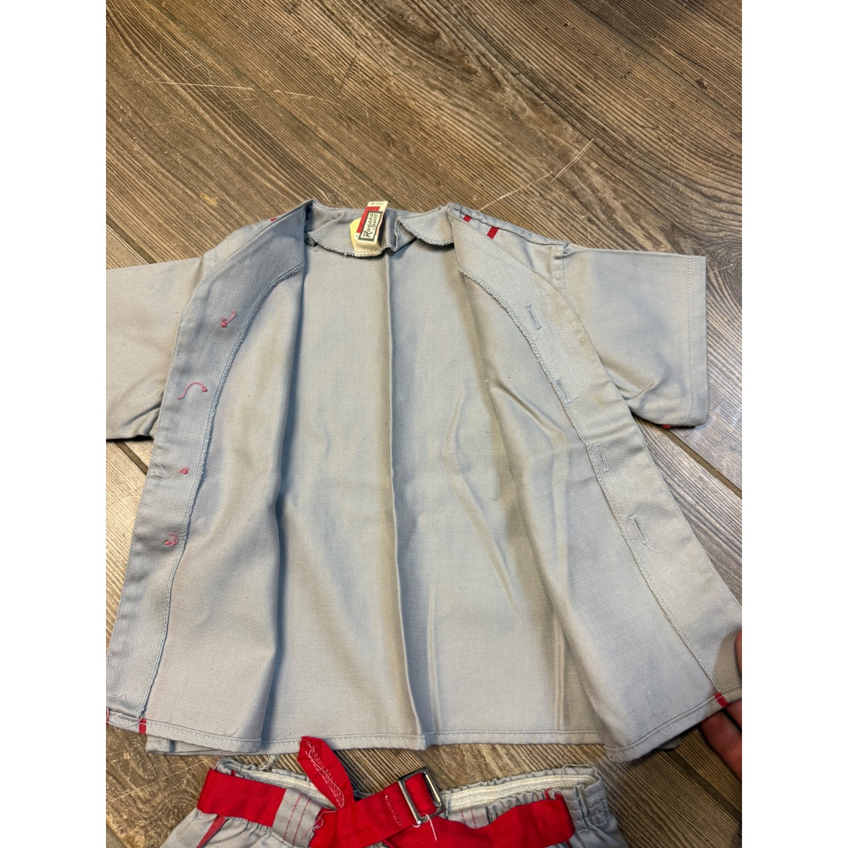 vtg 60s Rugged Duds Kids Children's Little Leaguer Size 4 Baseball Uniform Outfit