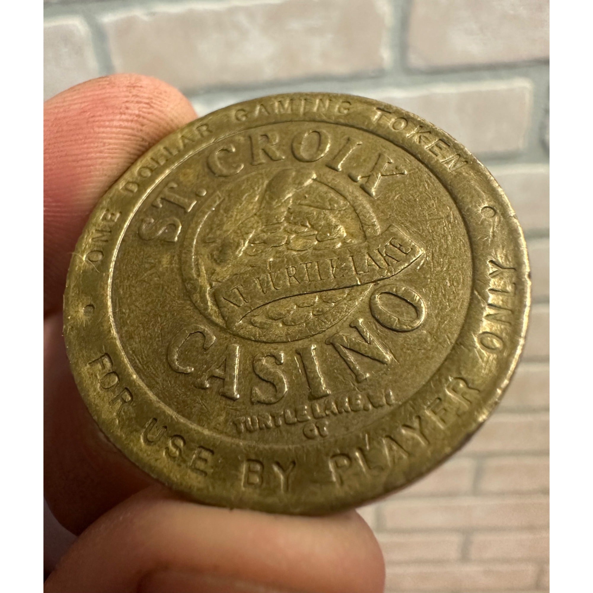 St. Croix Casino At Turtle Lake, WI, $1 Gaming Token 1992