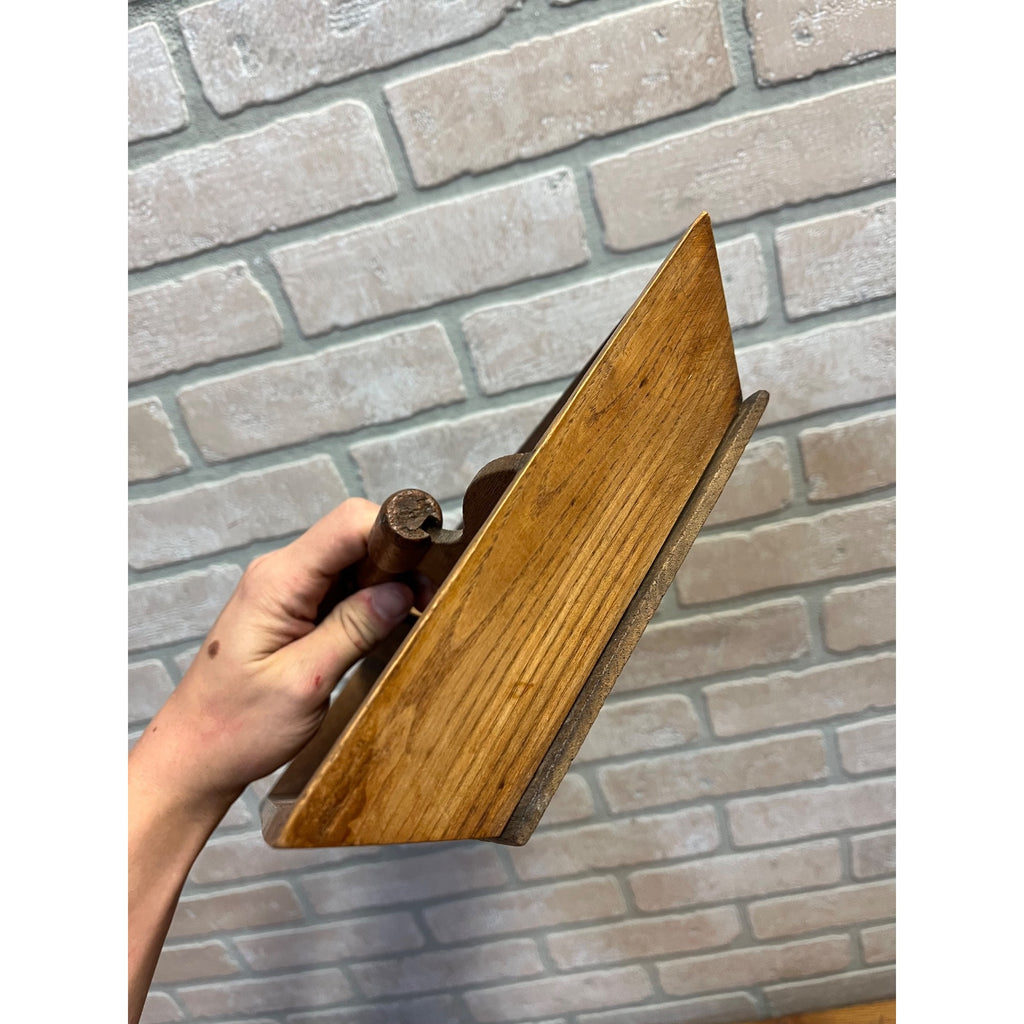 Antique Primitive Wooden Utensil Caddy Tote Carrier w/ Handle Farmhouse Country Kitchen Decor