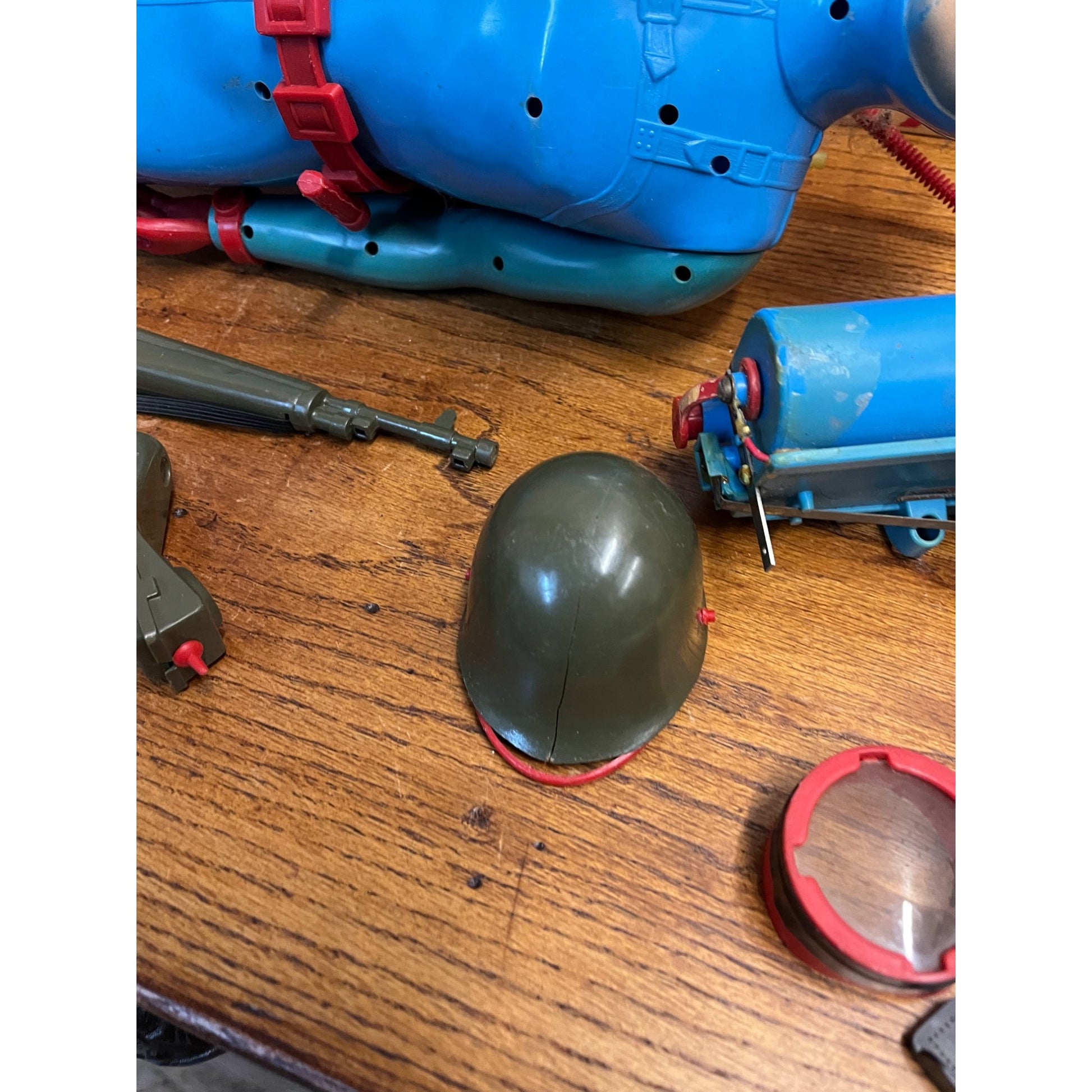 Vintage 1961 Remco Frogman US Navy Commando Toy Scuba Diver + Box - Parts/Repair