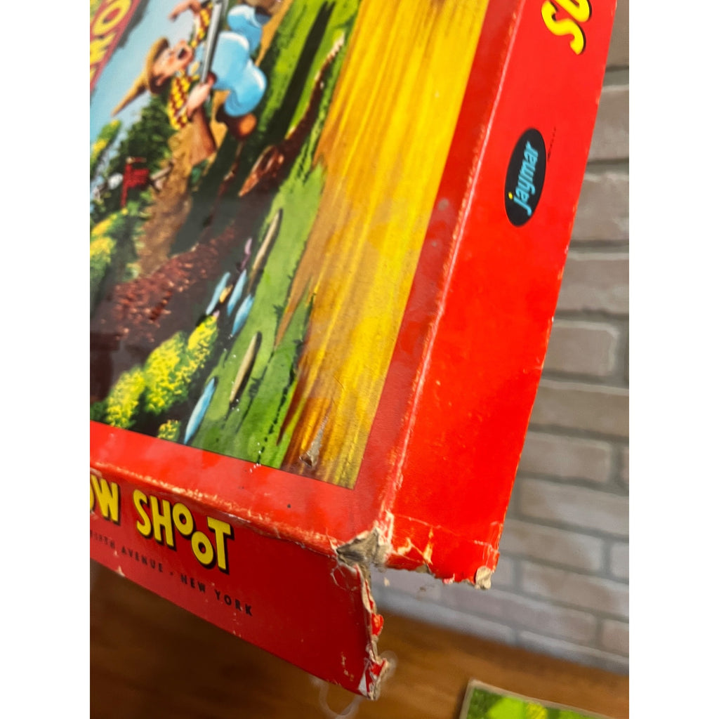 Vintage Jaymar Super Crow Shoot Vintage Game Set W/ Crows - Incomplete / Parts