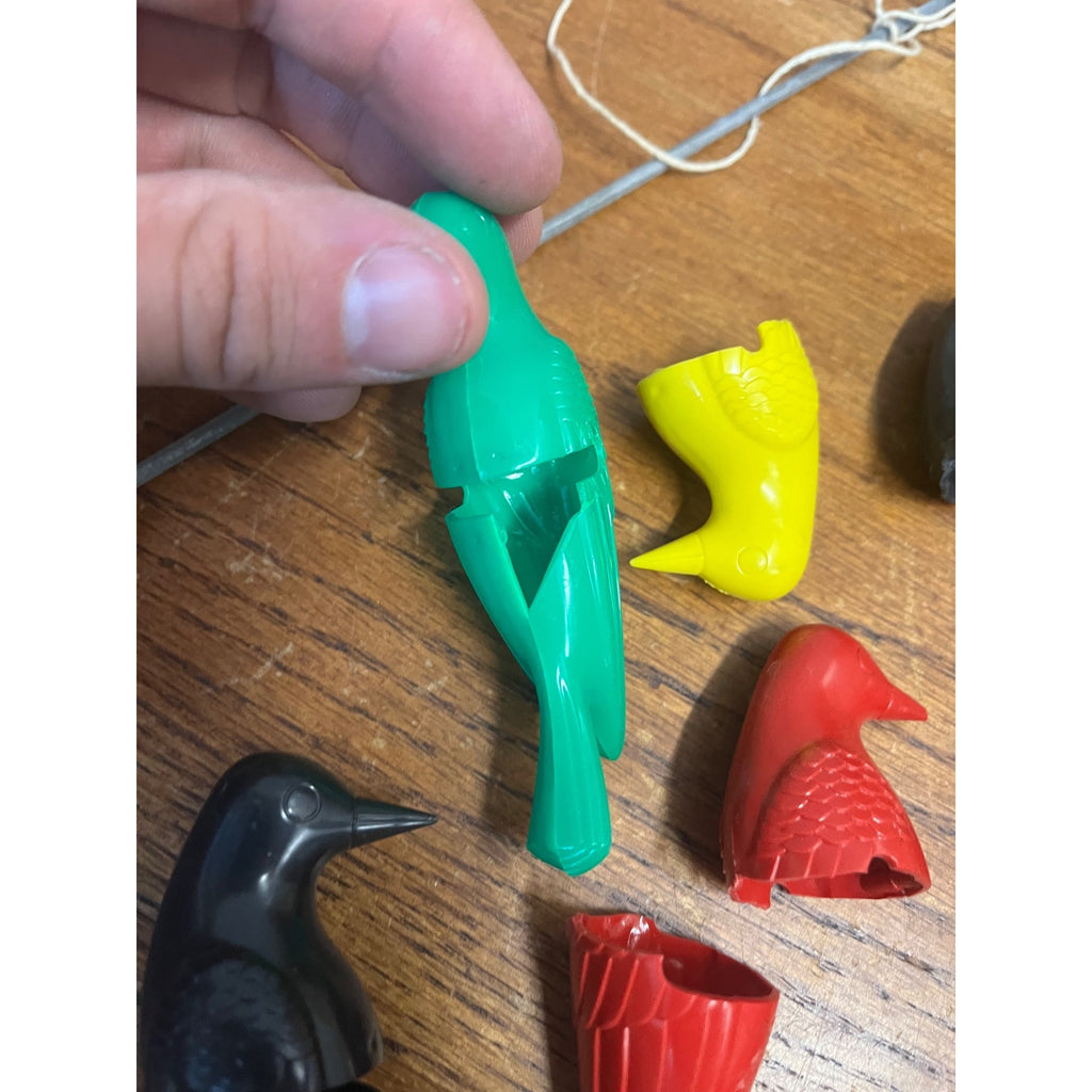Vintage Jaymar Super Crow Shoot Vintage Game Set W/ Crows - Incomplete / Parts