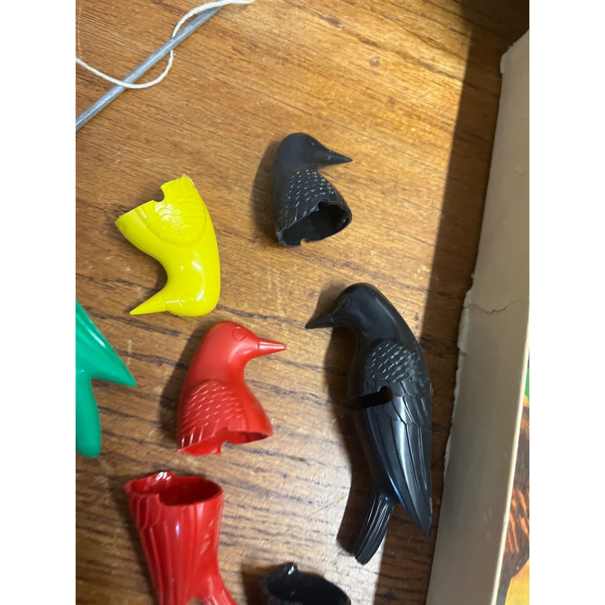 Vintage Jaymar Super Crow Shoot Vintage Game Set W/ Crows - Incomplete / Parts