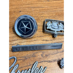 Vintage Chrysler Huge Lot Emblem Badges Script OEM Original Parts
