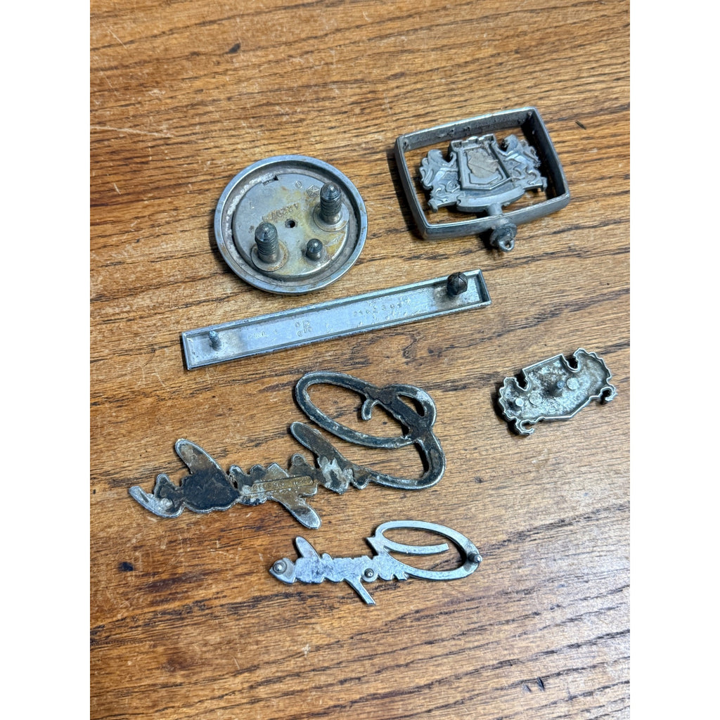 Vintage Chrysler Huge Lot Emblem Badges Script OEM Original Parts