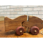 Vintage The Montgomery School House Fish Train Wooden Pull Toy Hand-Crafted