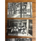 Vintage Lot RPPC Manitowish Wisconsin Postcards Birchwood Lodge Cabin Northern Wisconsin