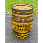 Original Pre-Pro French Brandy Whiskey Barrel Edgar Dumas Trade Advertising Ohio