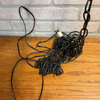 Vintage Hanging Gothic Revival Candle Pendant Lamp 1963 Lamp Fixture