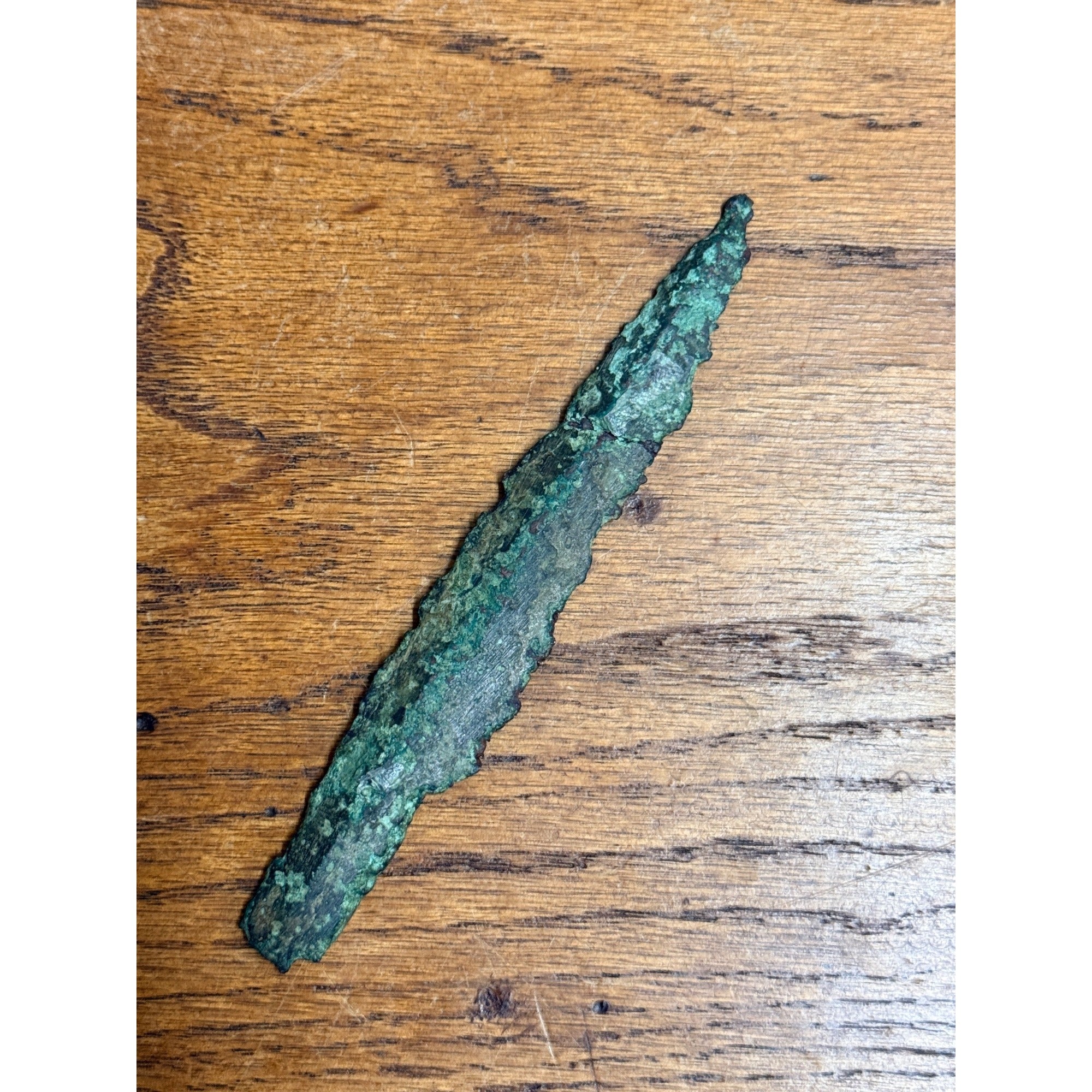 Authentic Copper Culture Spear Point Head Wisconsin Artifact Arrowhead Indian
