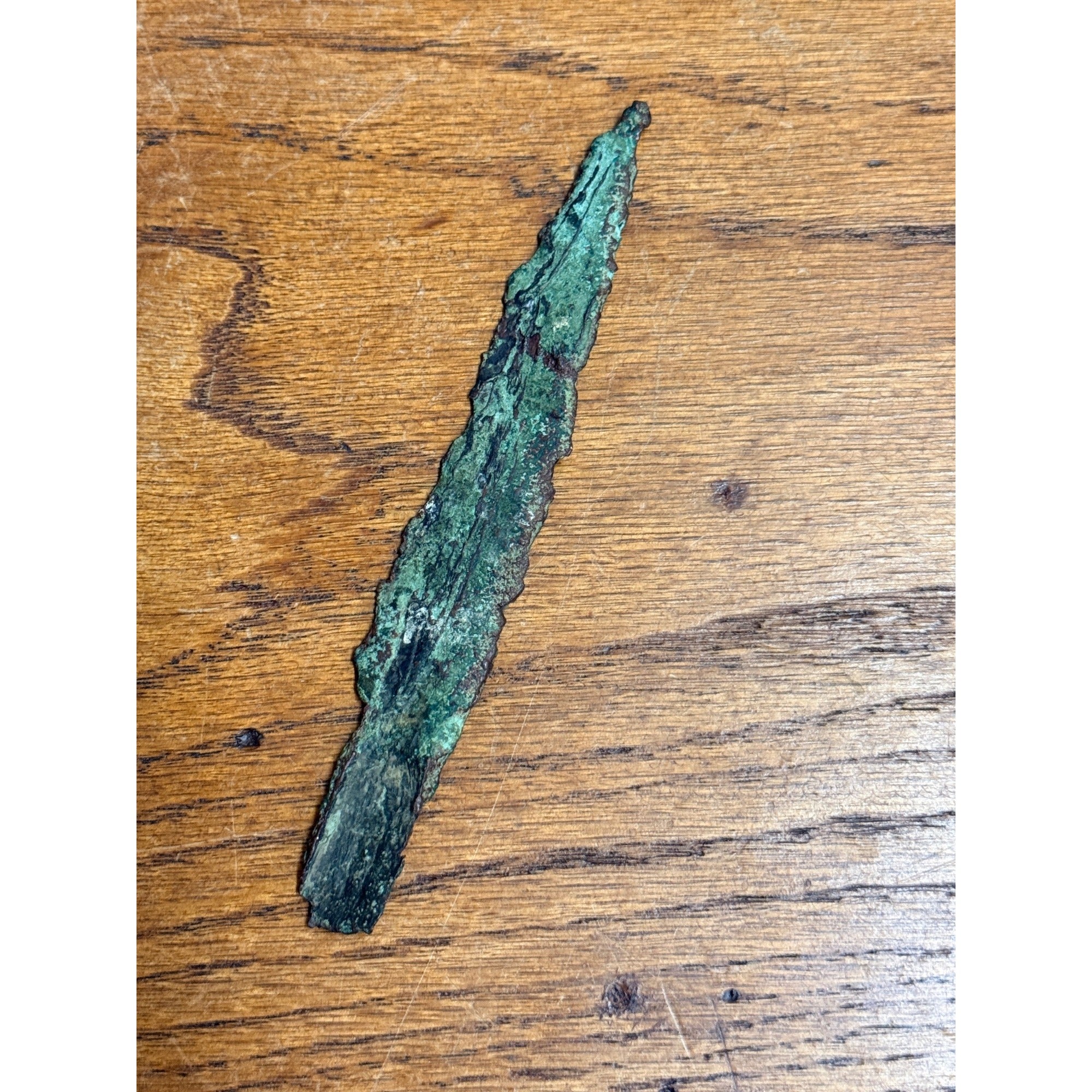 Authentic Copper Culture Spear Point Head Wisconsin Artifact Arrowhead Indian