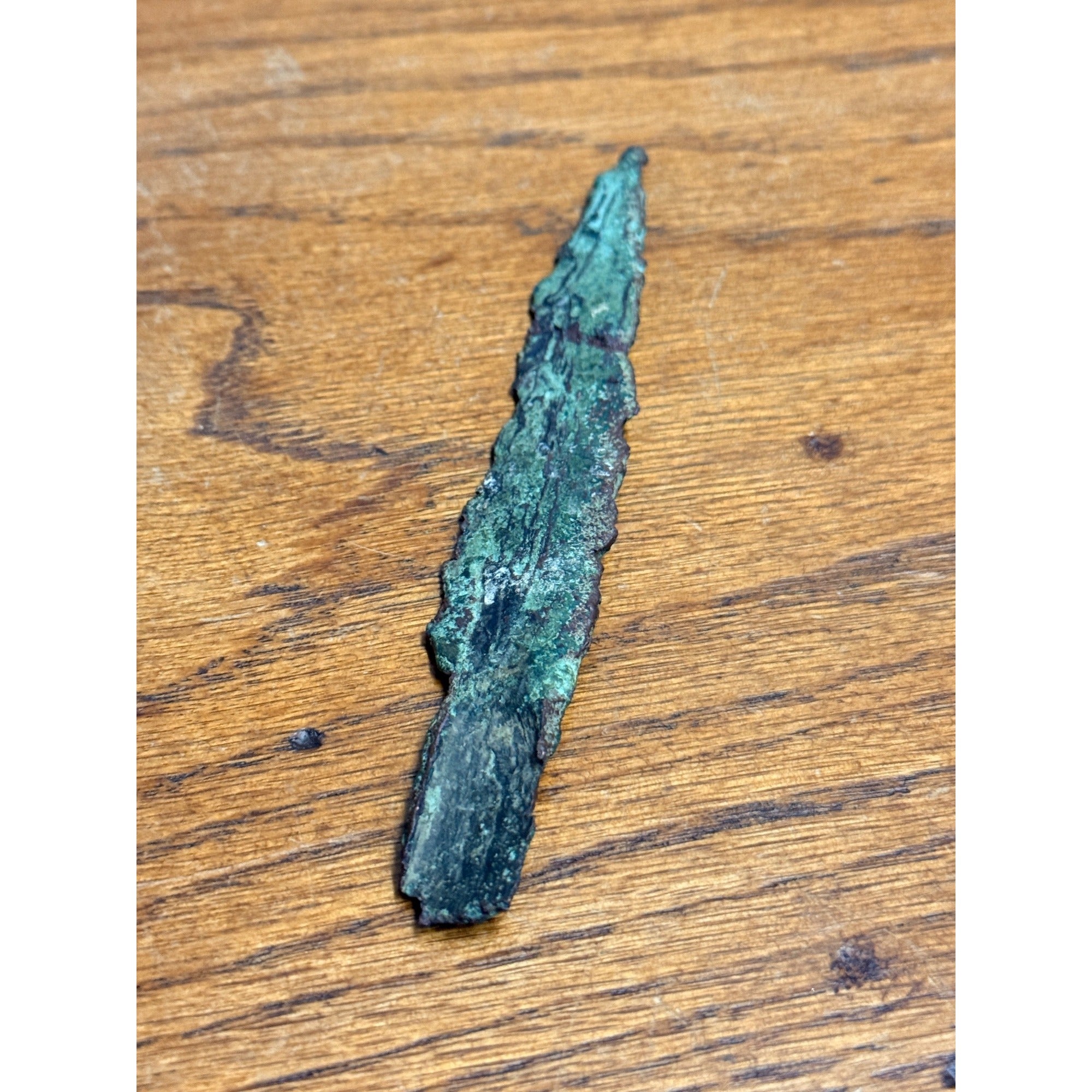 Authentic Copper Culture Spear Point Head Wisconsin Artifact Arrowhead Indian