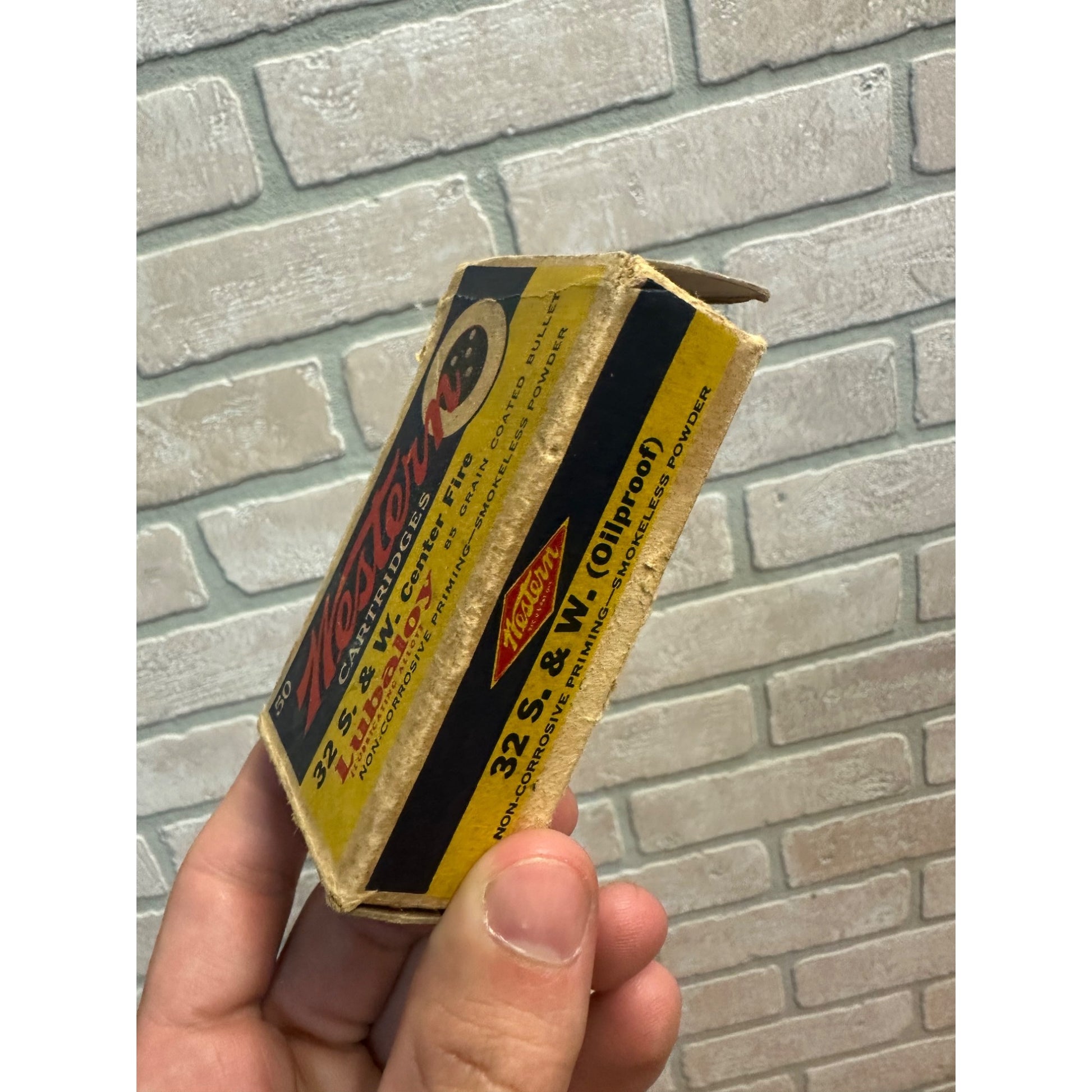 Western Cartiges 32 S. & W. Center Fire 85 Grain Coated Bullet EMPTY BOX