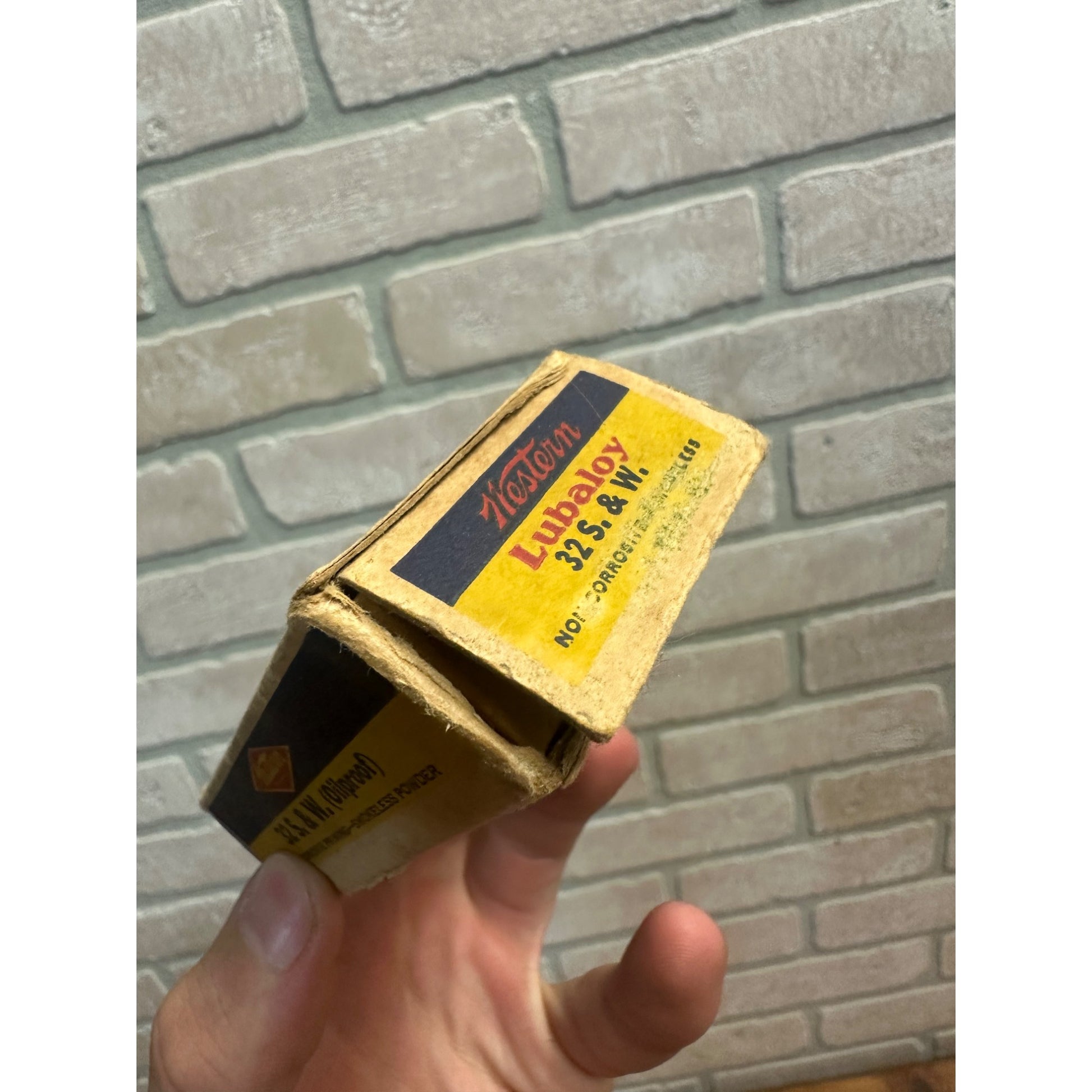 Western Cartiges 32 S. & W. Center Fire 85 Grain Coated Bullet EMPTY BOX