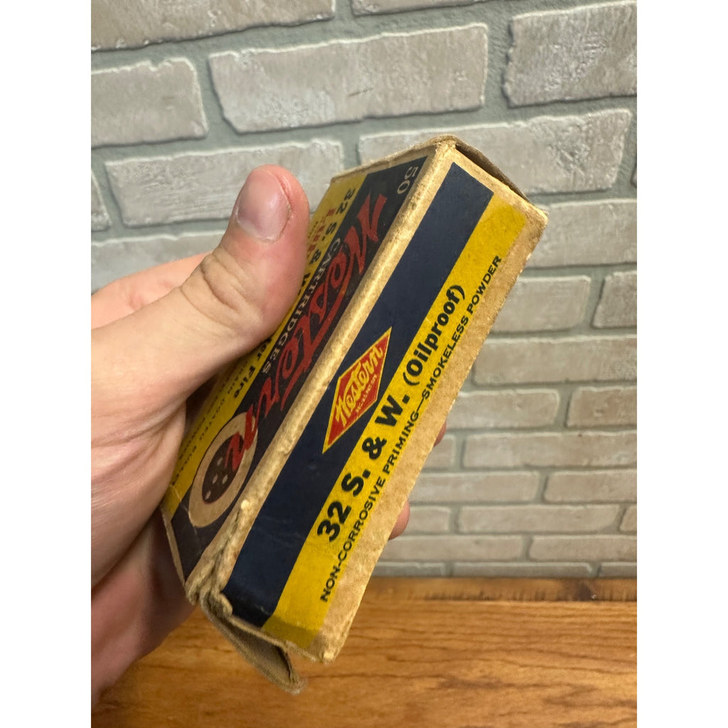 Western Cartiges 32 S. & W. Center Fire 85 Grain Coated Bullet EMPTY BOX