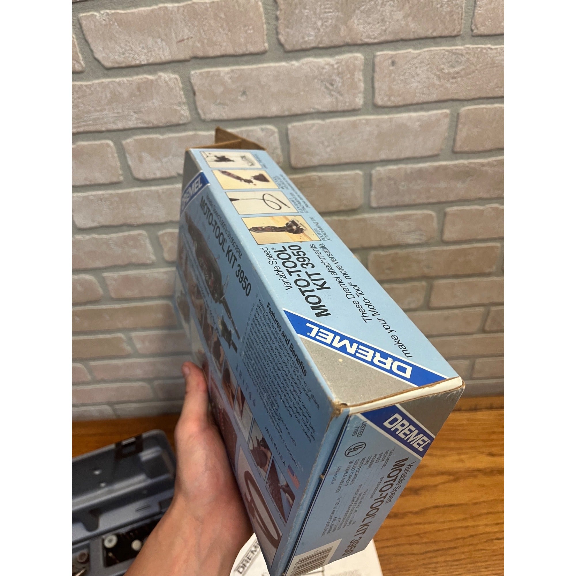 Vintage Electric Dremel Moto-Tool Variable Speed Keyless Chuck Model 395-3 With Storage Case Works
