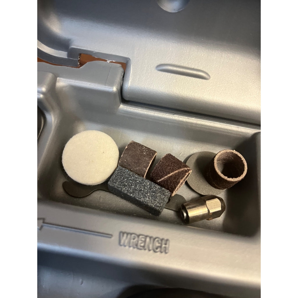 Vintage Electric Dremel Moto-Tool Variable Speed Keyless Chuck Model 395-3 With Storage Case Works