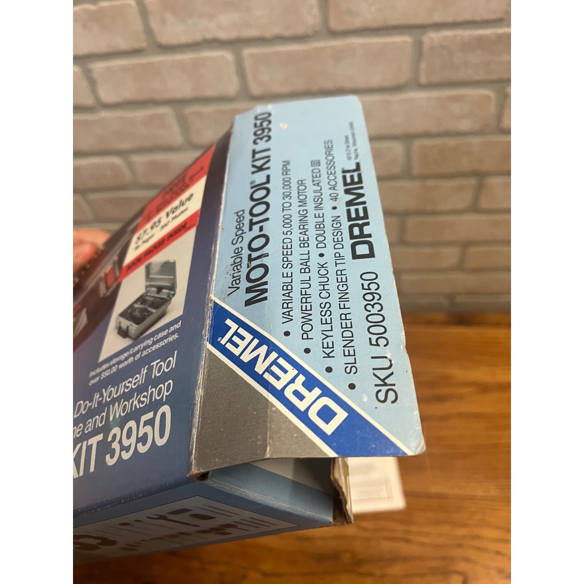 Vintage Electric Dremel Moto-Tool Variable Speed Keyless Chuck Model 395-3 With Storage Case Works