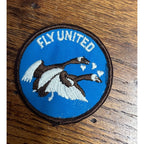 Vintage Fly United Patch United Airlines Vintage 1960’s/1970’s NOS Gag Novelty