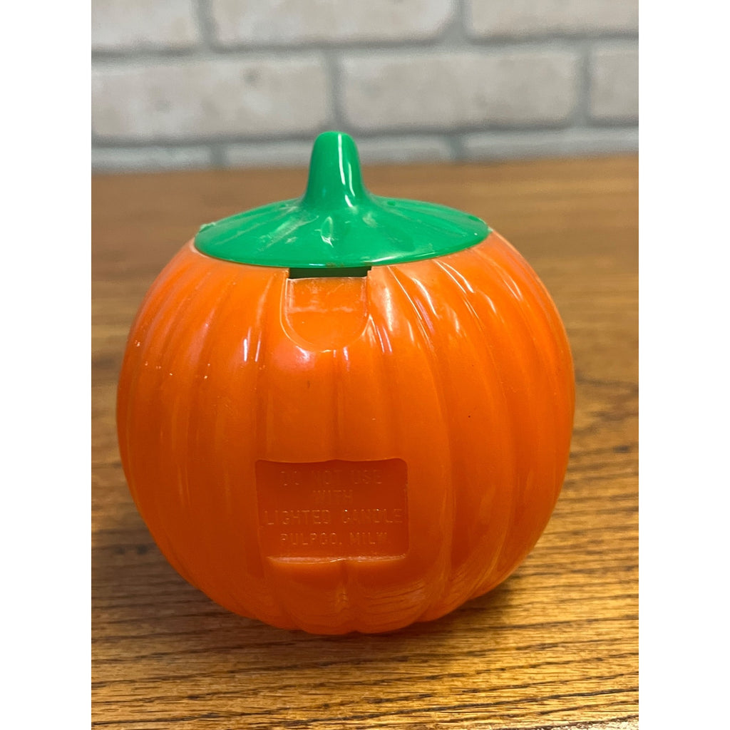 Vintage Halloween Pulpco Plastic Battery Operated Candle Jack o' Lantern JOL