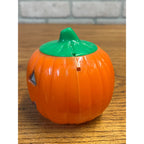 Vintage Halloween Pulpco Plastic Battery Operated Candle Jack o' Lantern JOL