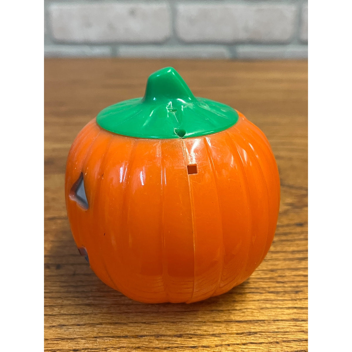 Vintage Halloween Pulpco Plastic Battery Operated Candle Jack o' Lantern JOL