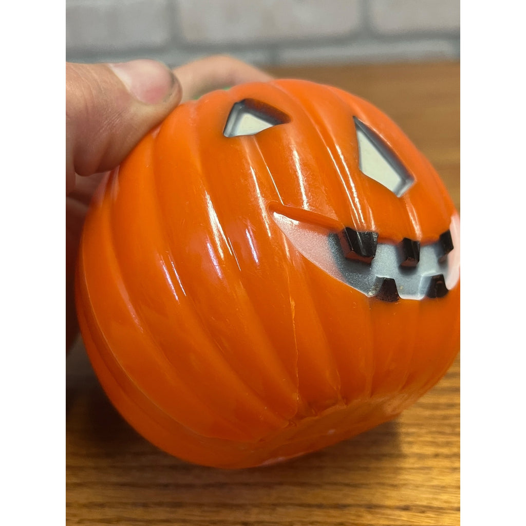 Vintage Halloween Pulpco Plastic Battery Operated Candle Jack o' Lantern JOL