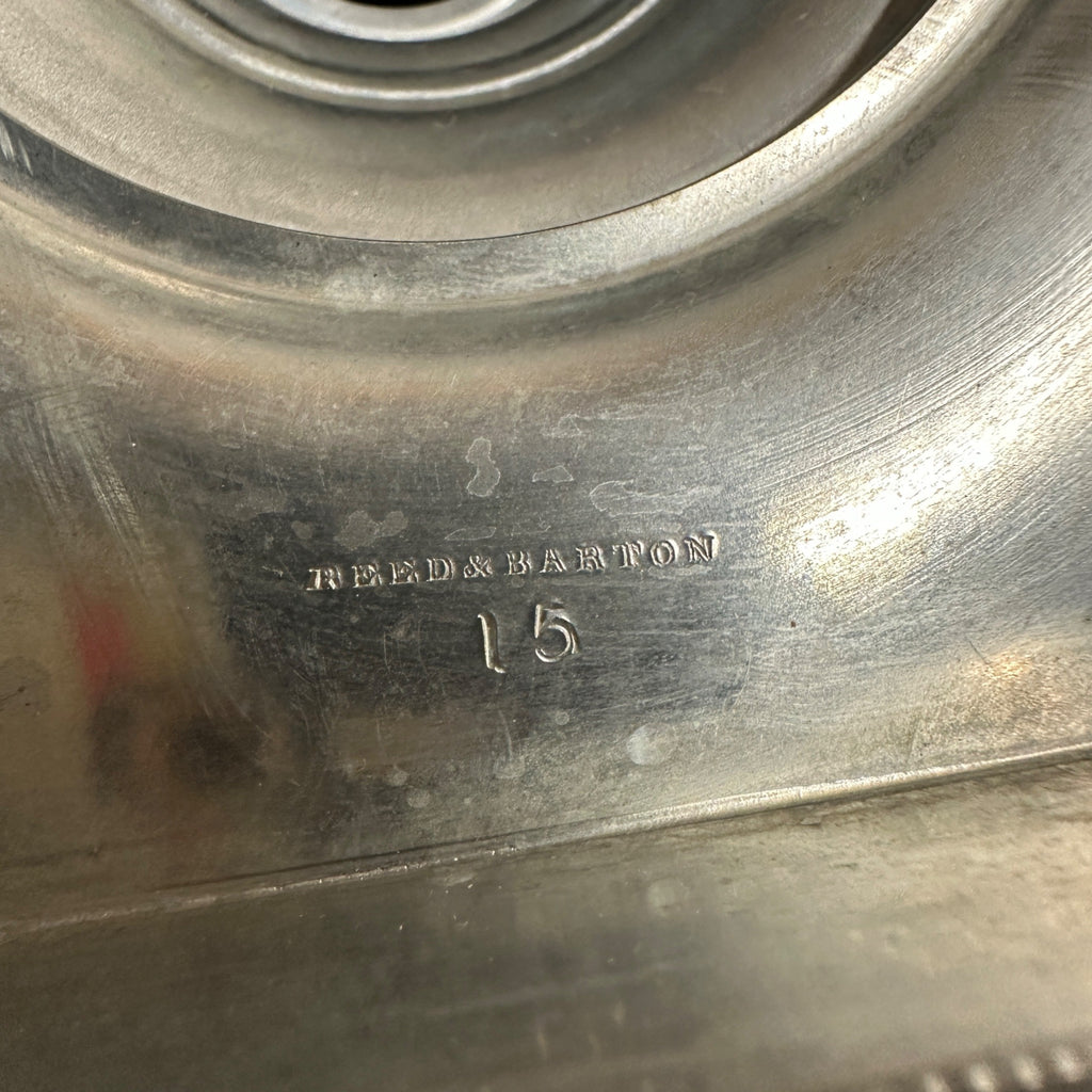 Ornate Reed & Barton Ornate Candlestick Candle Stick Single Silver Tone # 15