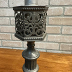 Ornate Reed & Barton Ornate Candlestick Candle Stick Single Silver Tone # 15