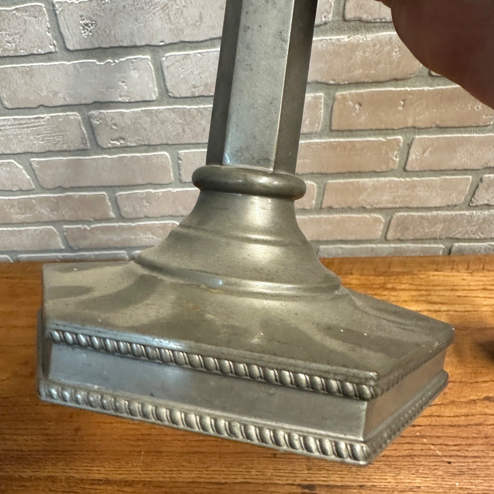 Ornate Reed & Barton Ornate Candlestick Candle Stick Single Silver Tone # 15