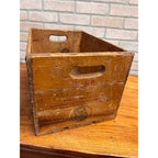 Vintage John Graf Soda Pop Wooden Crate Bottle Case Milwaukee Wis 50/50 Wood