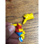 Vintage The Simpsons 6 Figure Lot Homer Marge Bart Lisa Maggie PVC Figurines