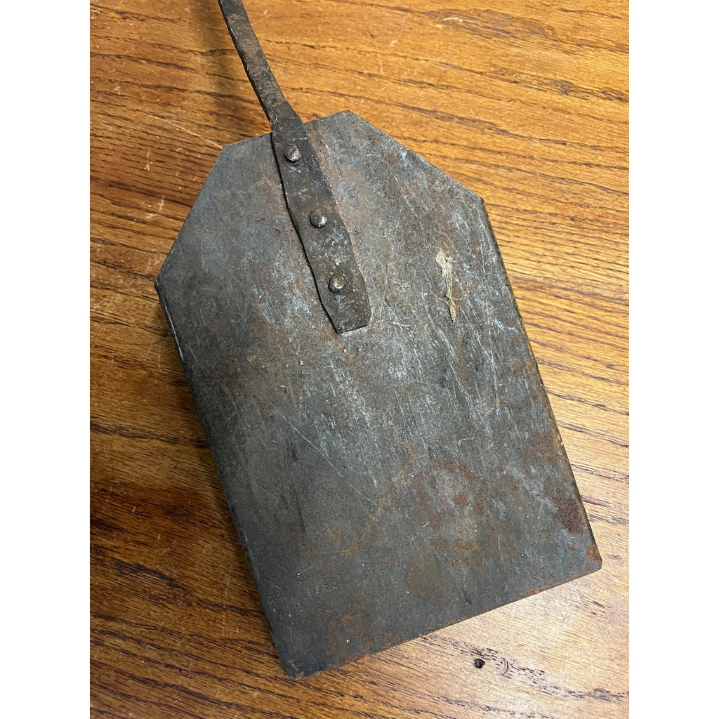 Antique Wrought Iron Twisted Handle Ash Coal Shovel Fireplace Tool 22"