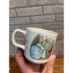 Vintage Beatrix Potter 8" Plate & Coffee Mug Wedgwood England Frederick Warne