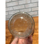 Vintage R.G. Dun Glass Cigar Humidor Jar Michigan Factory No. 670 Art Deco Geometric Arrow Design