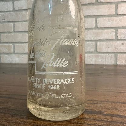 Vintage 1950s 7oz  Beverage Bottle - Badger State Bottling Co. Watertown Wis