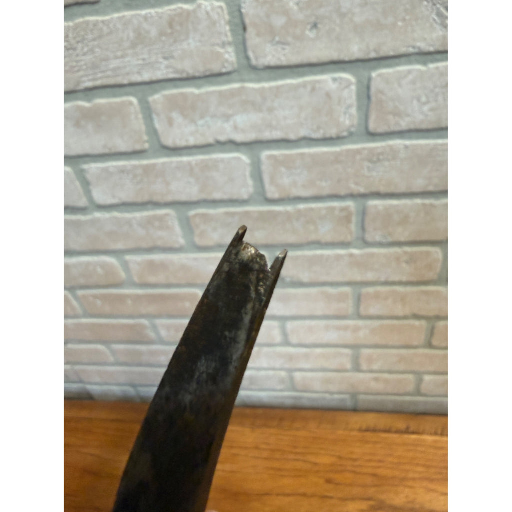 Vintage C.S. Osborne Leather Edge Groove Channel Cutter Tool Wooden handle 1/4