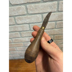 Vintage C.S. Osborne Leather Edge Groove Channel Cutter Tool Wooden handle 1/4