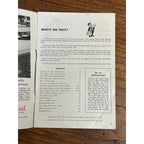Original Vintage 1958 Game of the Week Baseball Guide Book Yankees Red Sox ++