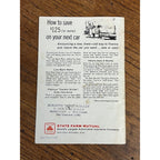 Original Vintage 1958 Game of the Week Baseball Guide Book Yankees Red Sox ++