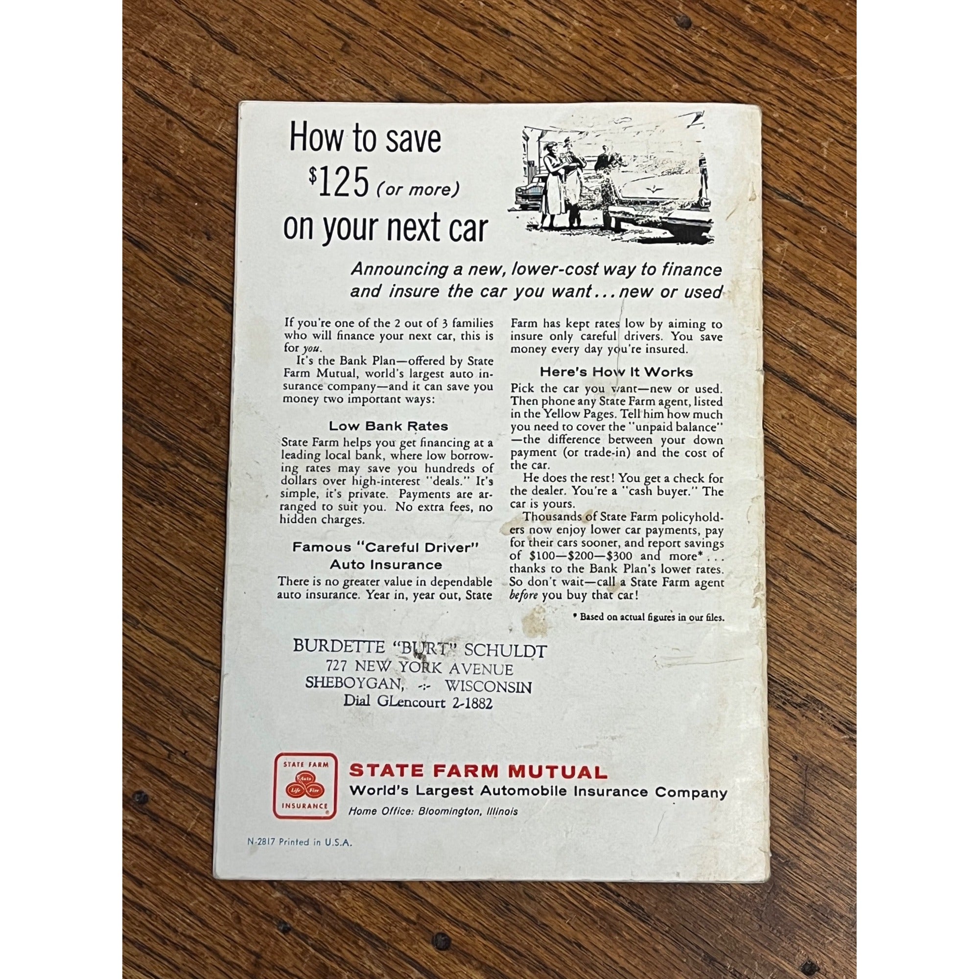 Original Vintage 1958 Game of the Week Baseball Guide Book Yankees Red Sox ++