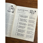 Original Vintage 1958 Game of the Week Baseball Guide Book Yankees Red Sox ++