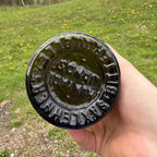 Antique Whittled GREEN Bottle Blob Top HUNYADI JANOS Saxlehner’s Bitterquelle