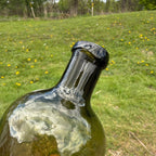 Antique Whittled GREEN Bottle Blob Top HUNYADI JANOS Saxlehner’s Bitterquelle