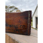 RARE Vintage Pre-Prohibition Cream City Brewing Wooden Beer Crate Milwaukee Wis