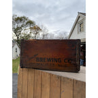 RARE Vintage Pre-Prohibition Cream City Brewing Wooden Beer Crate Milwaukee Wis
