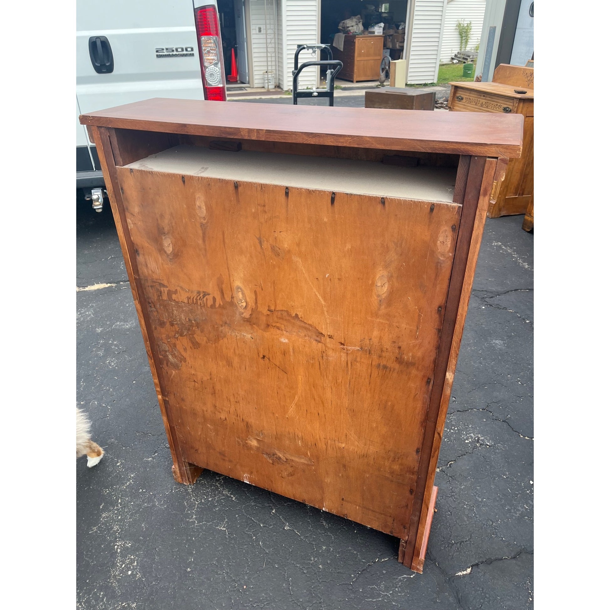 Vintage Mid-Century 1950s Bookshelf / Book Case Mission Arts & Crafts Style