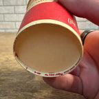 Vintage 7oz Have A Coke Coca Cola Signs of Taste Paper Wax Cup Soda Lily